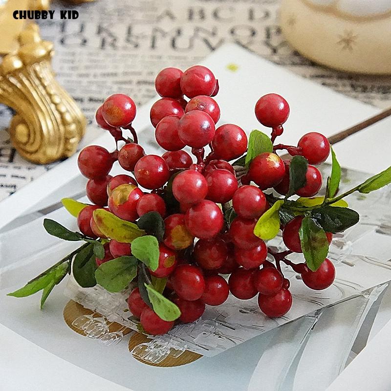 

10pcs / lot ! wholesale Artificial Berry foam fruits fake blue berry Fruit artificial Plant Decoration for Home Wedding, Pink