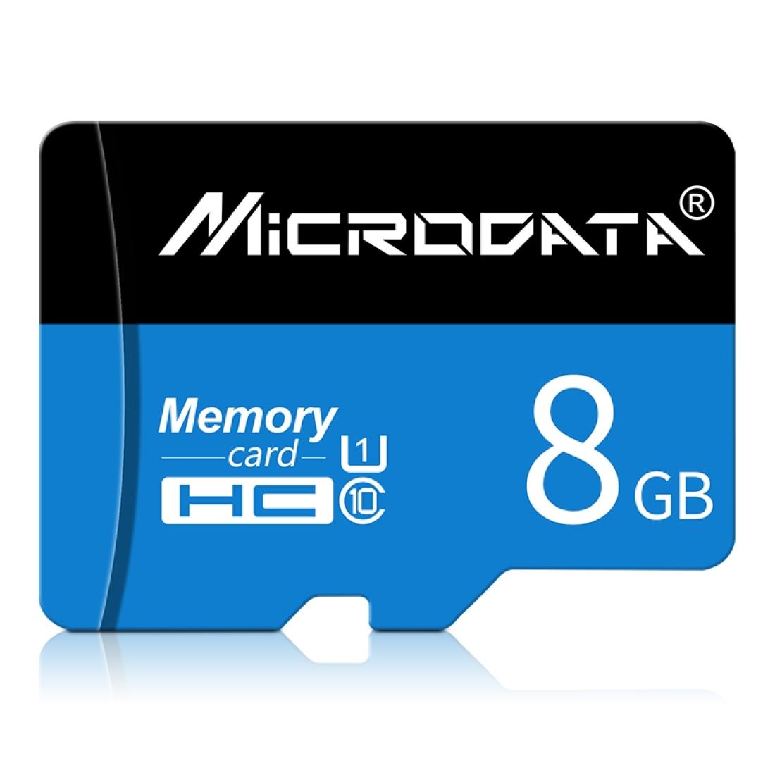

MICRODATA 8GB U1 Blue and Black TF Memory Card