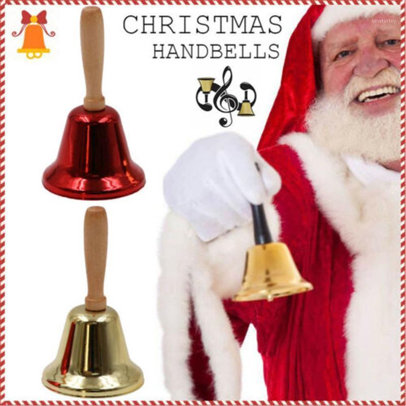 

Classic Metal Christmas Hand Bell Santa Claus Jingle Bells Christmas New Year Party Decoration Supplies Navidad 2020 FN501