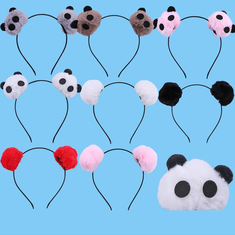 

Cute Panda Pompon Ear Soft Fleece Women Headband Makeup Shower Head Hair Band for Washing Face Shower Spa1, 2 (4)
