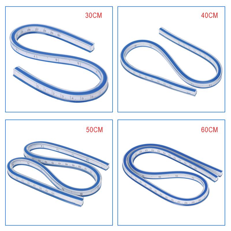 

1pc Sewing Tools 4 Choice Flexible Curve Ruler Drafting Drawing Measure Paper Craft Bendy Curve Measure Drafting