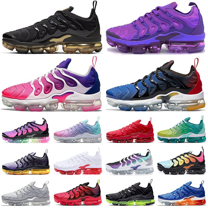

Eur 36-47 Vapourmax TN Plus BIG SIZE 13 men running shoes Pink Metallic Gold Luxurys Designers Hyper Violet Women sport trainers sneakers, 43