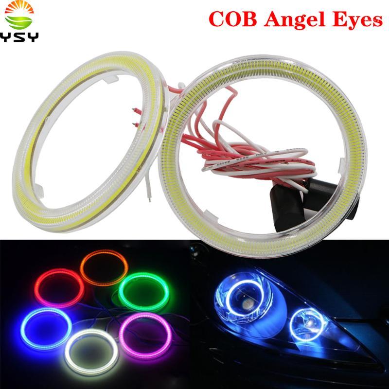 

YSY 4X Car Angel Eyes Led Car Halo Ring Lights Led Angel Eyes Headlight for Auto Moto Moped Scooter Motorcycle 100/110mm Red1
