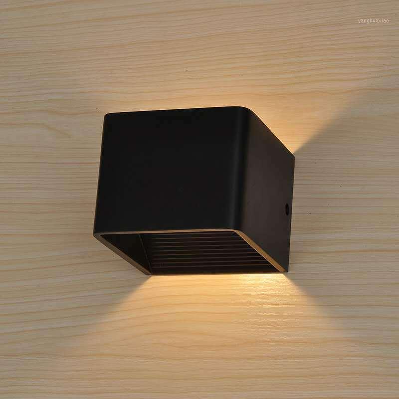 

Modern Led Wall Lamp 6W Aluminum Square Wall Light decoration Bedroom Living Room White Lighting (Warm White)1