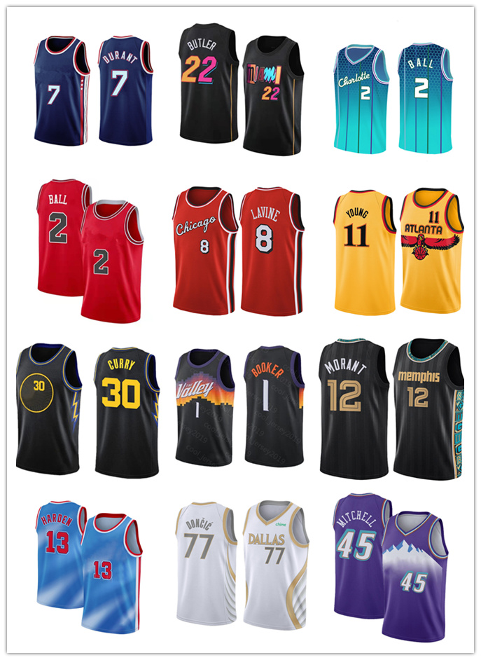 

Jerseys Durant Doncic Booker paul ball DeRozan Rose Morant curry jersey Carter Lillard Young Antetokounmpo Mitchell Herro wade butler Harden, 11