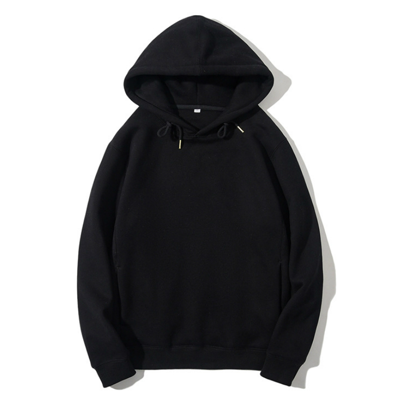 

Premium Men's Fleece Hoodie 2020 Winter Thicker and Warm Hooded Sweatshirt Man Casual Hoodies, Black
