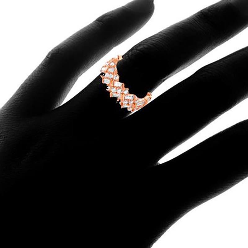 

Fashion Wedding Jewelry Female Engagement Ring Female Crystal Crown Brand Ring Party New Gift
