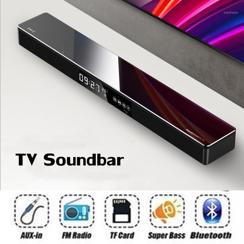 

40W Home Theater TV Echo Wall Soundbar Wireless Bluetooth Speaker 3D Stereo Soundbar Subwoofer With LED Screen Clock Thermometer1