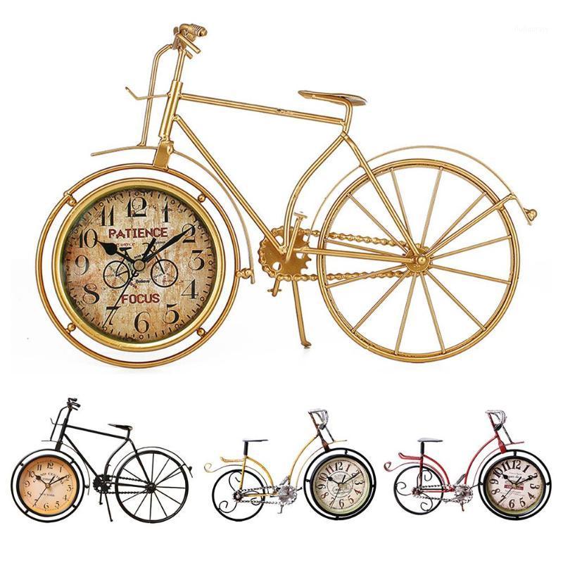 

Vintage Retro Bicycle Shape Creative Table Alarm Clock Home Decor Creative Table Clock Cool Alarm Works Of Art Decor1