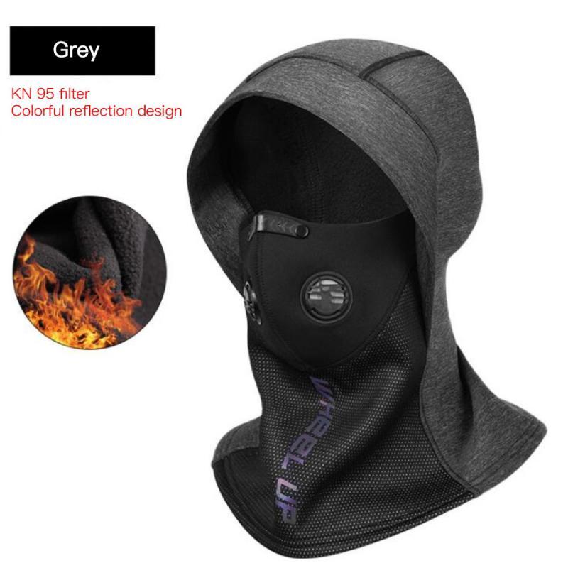 

Winter Headgear Riding Mask Wind And Cold Protection Face Warm Outdoor Sports Equipment Mask Men And Women Motorcycle Cover, 02 gray