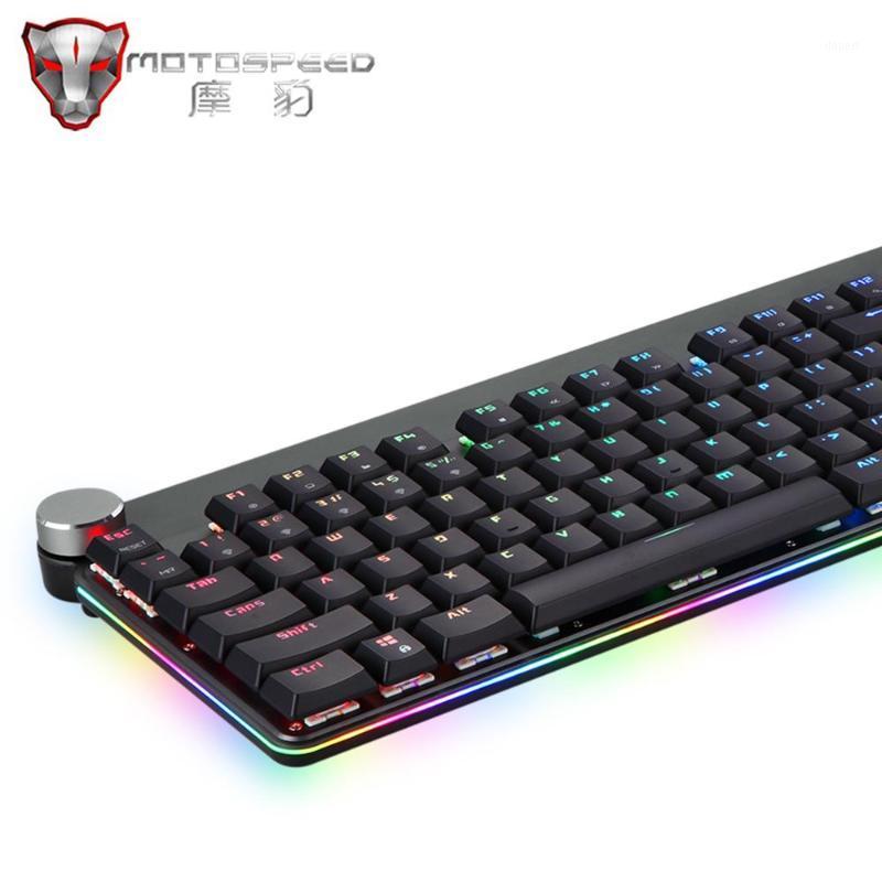 

Motospeed GK81 Gaming Mechanical Keyboard USB wireless Dual Mode RGB Backlight laser Russian/Spanish Keyboard for Computer gamer1