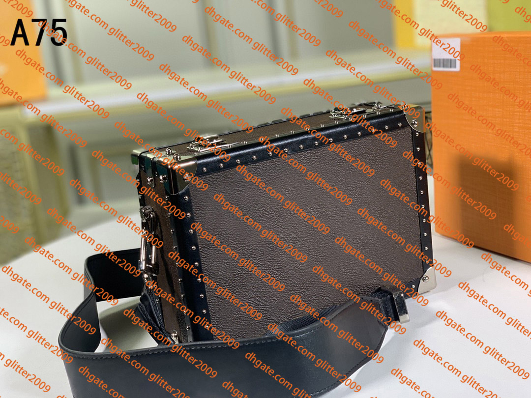 

FASHION SHOW Genuine Leather shoulder designers Show boxs Travel Suitcase Luggage Fashion box Flowers Letters shoulder boxs FASHIO1581851