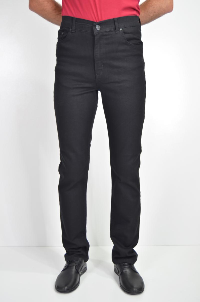 

men's jeans classic cut,full high waist, lycra, flexible, cotton fabric, with zipper, turkish fabric, Black