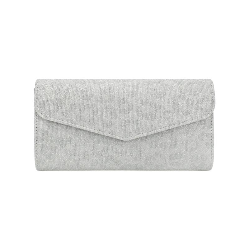 

2020 hot sale European American style evening bag glitter shiny flash material envelope bag, Black