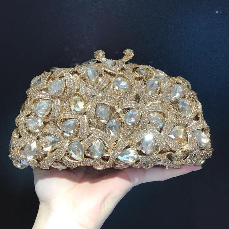 

New Fashion Party Pearl Beads Clutch Bags Handmade Wedding Bags Fashion Crossbody Bag Metal Mini Shoulder Chain Purse Handbags1, Color same picture