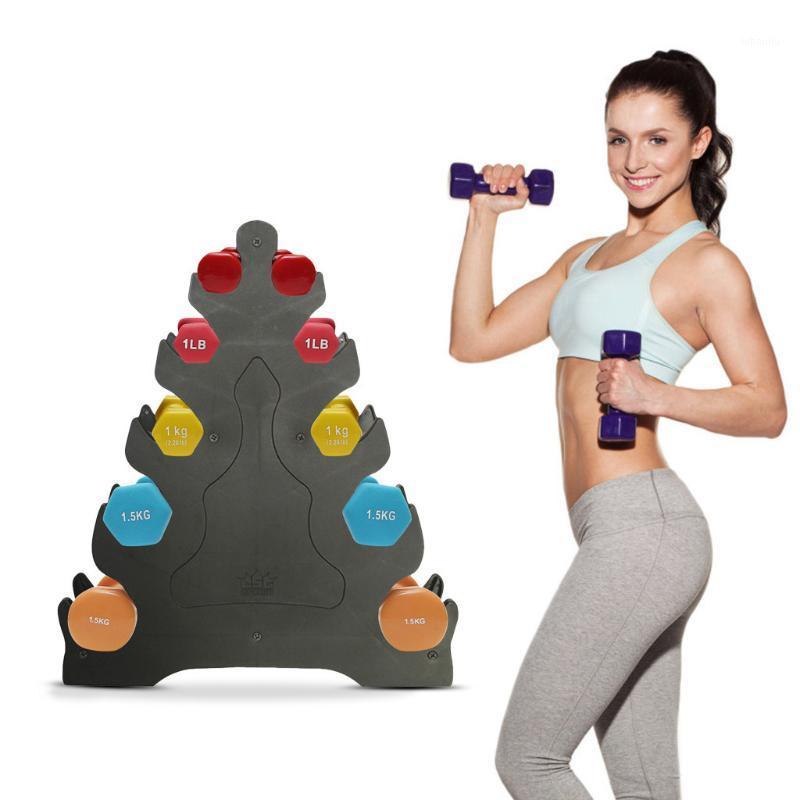 

Portable Home 5 Tier Dumbbell Rack Holder For Home Gym Exercise Weight Tower1, As pic