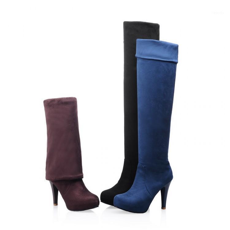 

2020 Sale Botas Mujer Boots Shoes Women Fashion Motocicleta Mulheres Outono Inverno Botas De Couro Boots Femininas 58181, Black