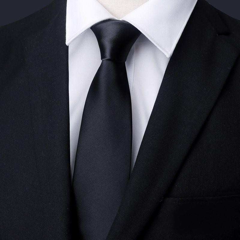 

Solid Color Men's Ties 8cm Daily Wear Accessories Necktie Fashion Classic Neck Ties for Wedding Party Gifts