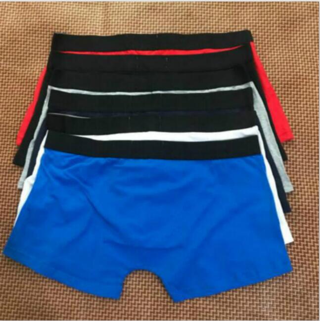 

New Adult children Cotton Men's Shorts Boxer Pouch Boxers Underware large mens Seamless Underwear Boxer 8010, Mixed colors