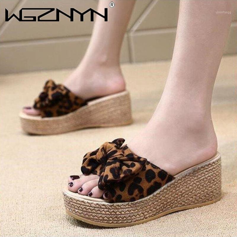 

2020 Summer Sandals Shoes Women Bow Sandals Women Slipper Indoor Outdoor Flip-flops Beach Shoes Female Slippers Zapatos De Mujer1