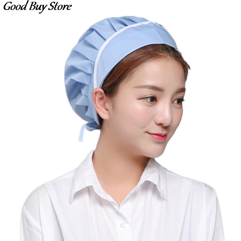 

Chef Hat Men Women Kitchen Baker Cafe Bar Restaurant Hotel Bakery Chef Uniform Waiter Work Hats Breathable Workshop Dust Caps