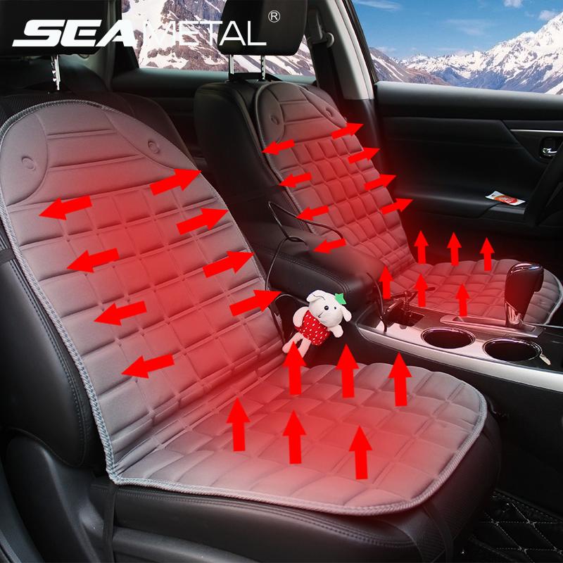 

12V Car Seat Cover Heater Heating Pads Cushion Universal Warmer for Winter Auto Rear Cover Seat Cushion Car Accessories Styling