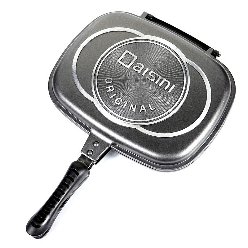 

Die Casting Double Sided Fry Pan Grill Pan Multifunctional non-stick frying for kitchen