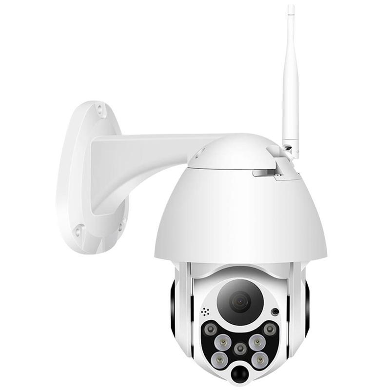 

720P HD WiFi Camera Full Color Night Vision Outdoor Wireless PTZ IP Camera AI Human Detection Home Security