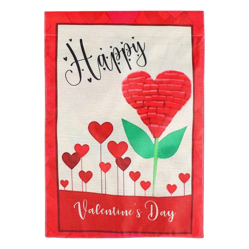 

Creative Valentine's Day Flag Valentine Garden Flag Decorative Yard