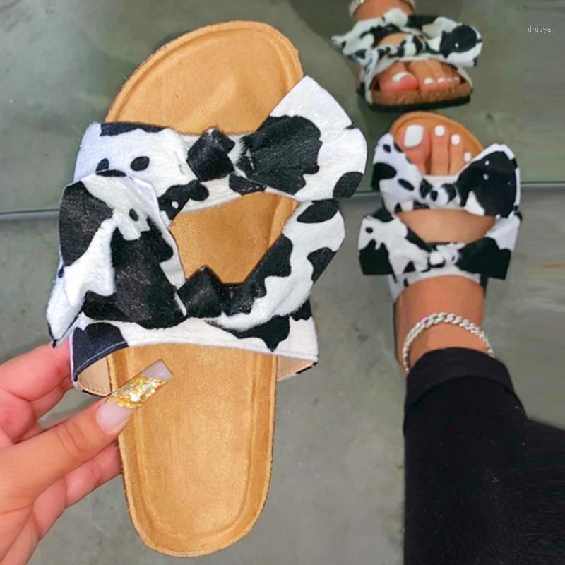 

Sandals Women Bowknot Slippers Ladies Summer Fashion Roman Flat Slippers Casual Beach Indoor Outdoor Soft Beach Shoes 20201, White