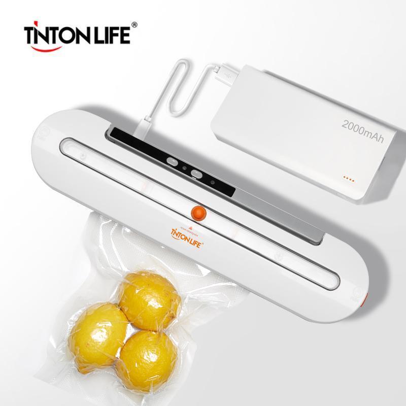 

2000mAh Wireless Vacuum Sealer Travel Packaging Machine With 10pcs Bags1