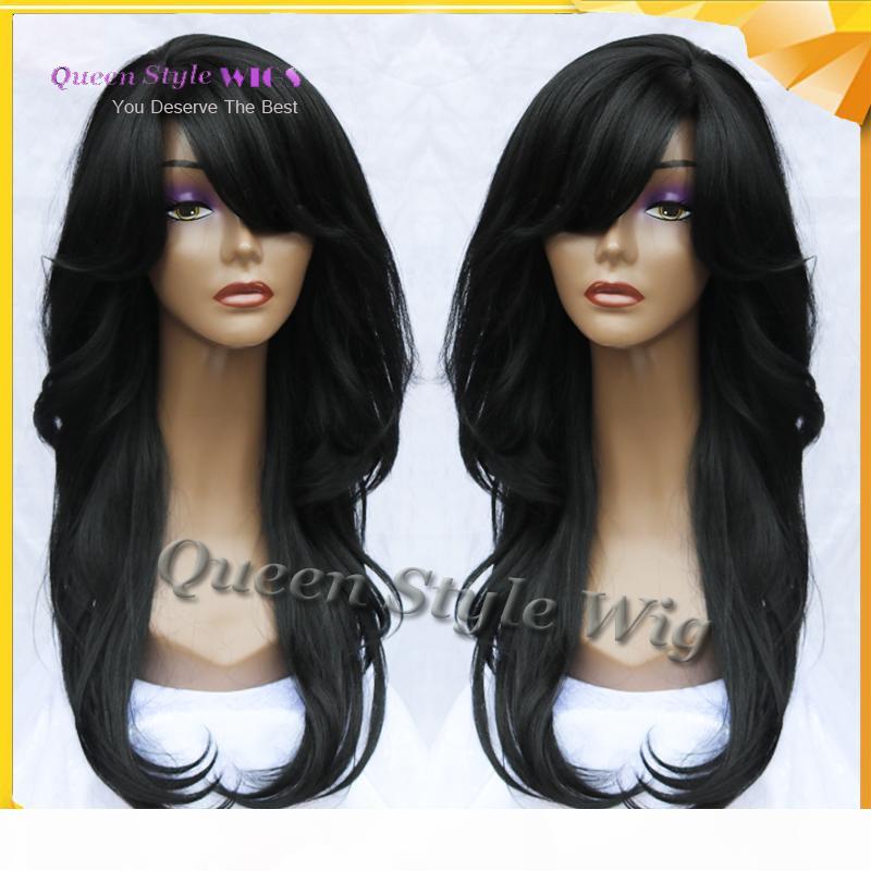

Beauty 100% Indian Yaki Straight Synthetic Heat Resistant Black Hair Lace Front Wig None Lace Front Wig Cosplay Party Cheap Wig