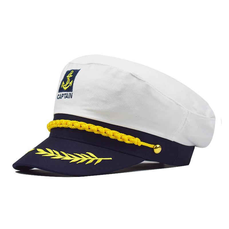

Cross-border wheat ear embroidery beret autumn and winter men and women retro navy hat British student cap flat top cap