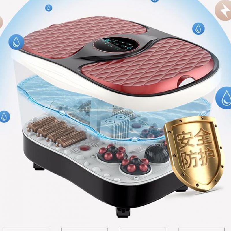 

Double foot bath electric massage automatic heating constant temperature foot bath barrel home couple washing artifact