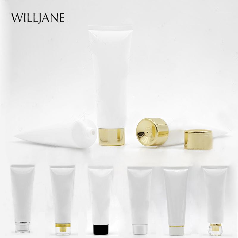 

Wholesale 20pcs 120g Empty Squeeze Tube Shampoo Lotion Refillable Bottle Cosmetic Foundation Package Facial Cream Container Hose1
