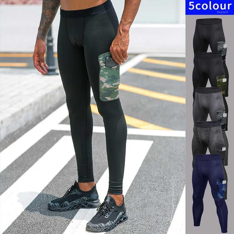 

Design New Men' Compression Pants Workout Leggings Training Running Tights Athletic Base Layer Cool Dry Pants With Pocket1, Bg