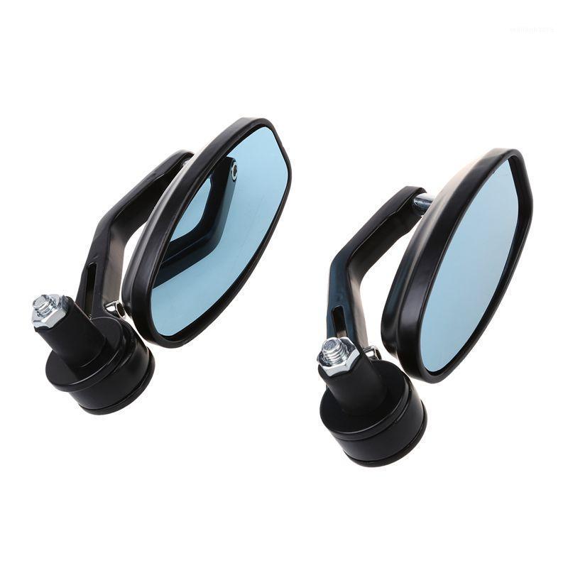

Motorcycle Mirrors Pair 7/8" Universal Motorbike Handle Bar End Rearview Side