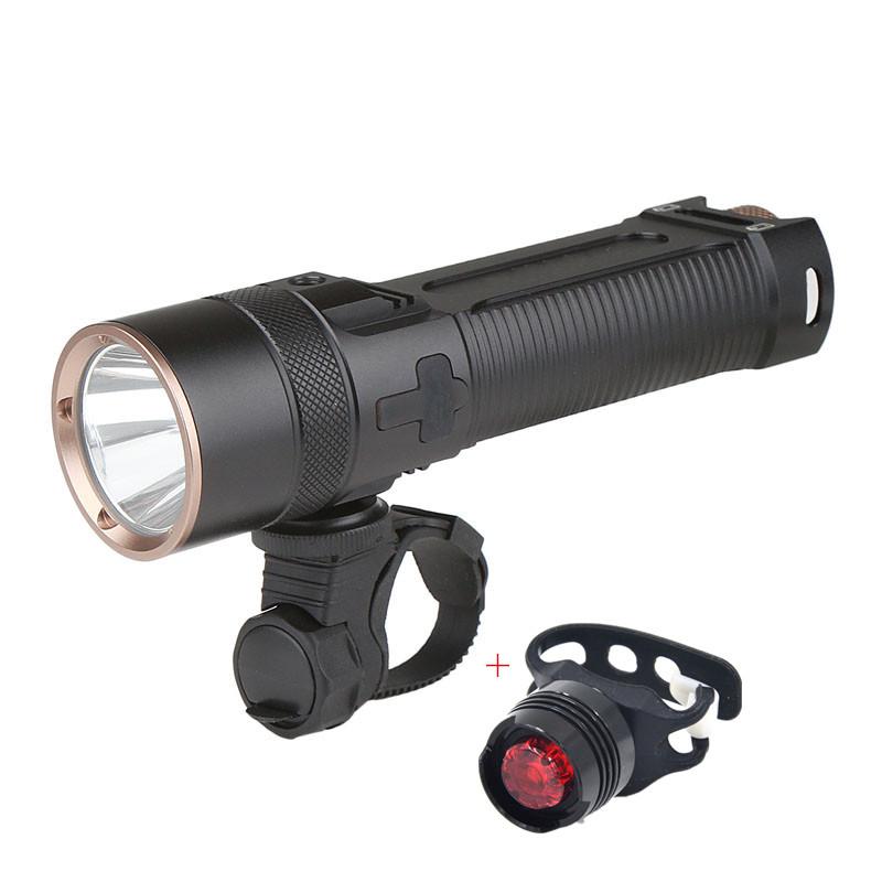 

1200Lumens USB Rechargeable XM-L2 LED Bike MTB Bicycle Front Light With Tail Light