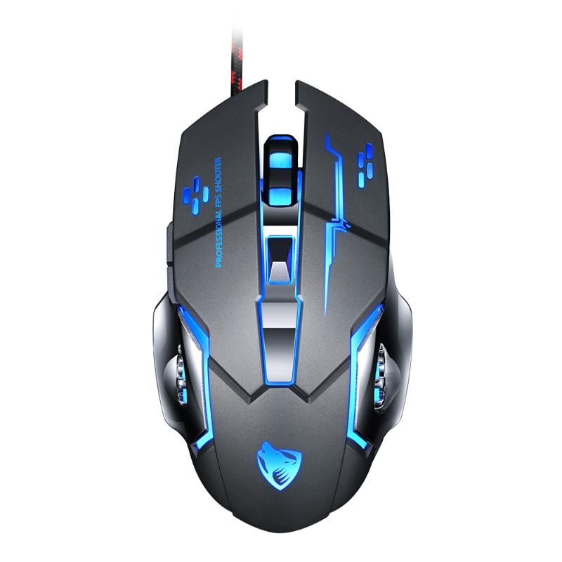 

Wired Gaming Mouse Silent Computer Mouse 6 Button 3200DPI LED Optical USB Computer Mice Silent For PC laptop Gamer