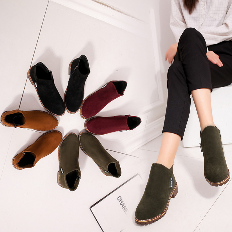

Winter Boots in Warm Suede Women's Shoes 35-42 5w18, Alcohol