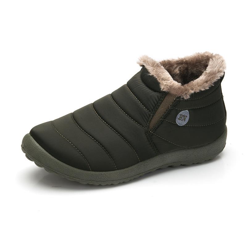 

New Women's Shoes Ankle Snow Boots Unisex Neutral Winter Short Plush Waterproof Upper Keep Warm Non-slip Fashion Classics Style, Neutral photo color3