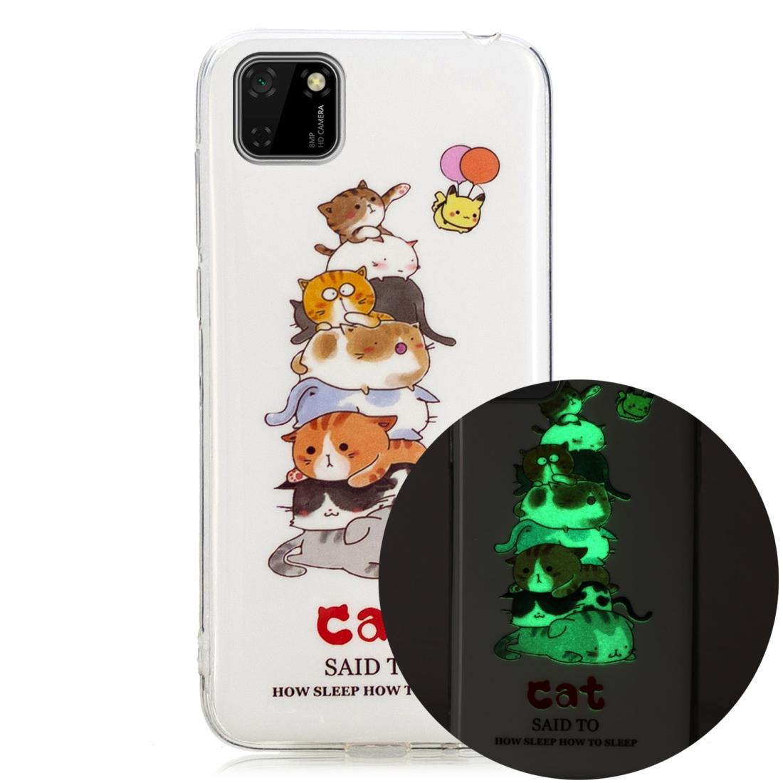

For Huawei Y5p Luminous TPU Soft Protective Case