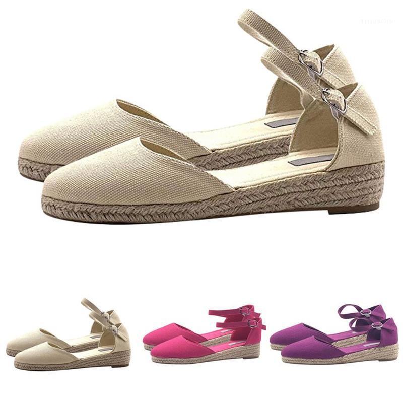 

New Hot Women Sandals Summer Flats Slotted buckle Super Light Shoes Female Mesh Sneakers women Casual Shoes 2020 size 36-431, Purple
