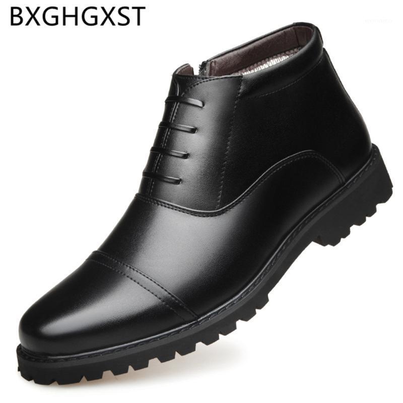 

Ankle Boots Mens Italian Shoes Dress Boots Formal Shoes Men Fashion Snow Brown Dress Leather Men Genuine Leather1, Black