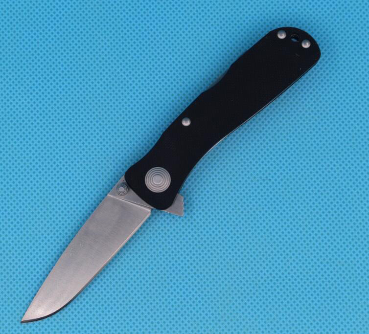 

High Quality Twitch II Half-automatic Flipper Folding knife 9Cr18Mov Satin Blade G10 handle outdoor survival knife hunting camping EDC tools