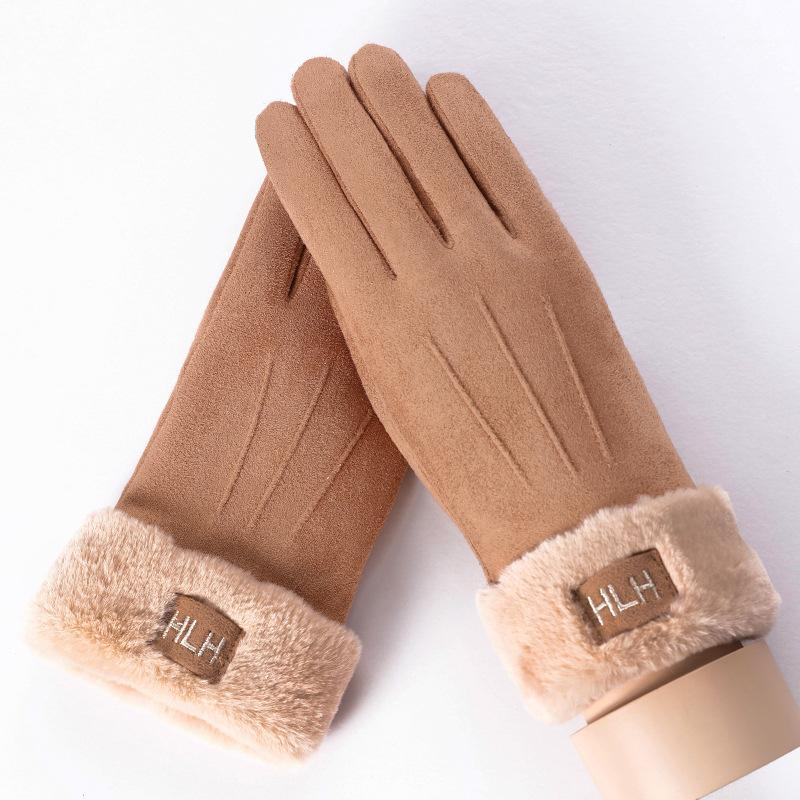 

081A Amazon Gloves Winter Manufacturer Direct a Generation of Fat Warm Gloves Female Outdoor Touch Screen Wholesale1