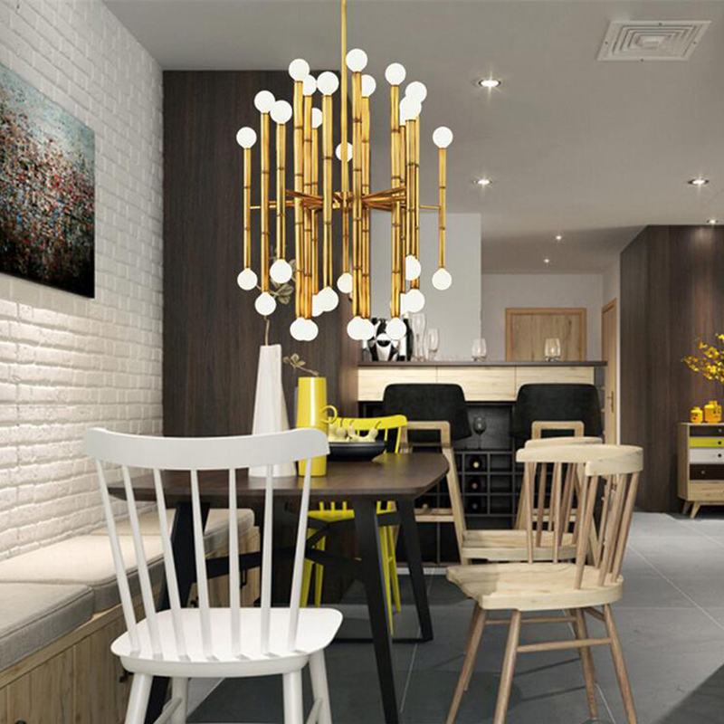 

Jonathan adler chandelier Hotel Kitchen Island Chandelier 30 42 Lights hanglamp Black Rose Gold Color Rectangle Chandelier