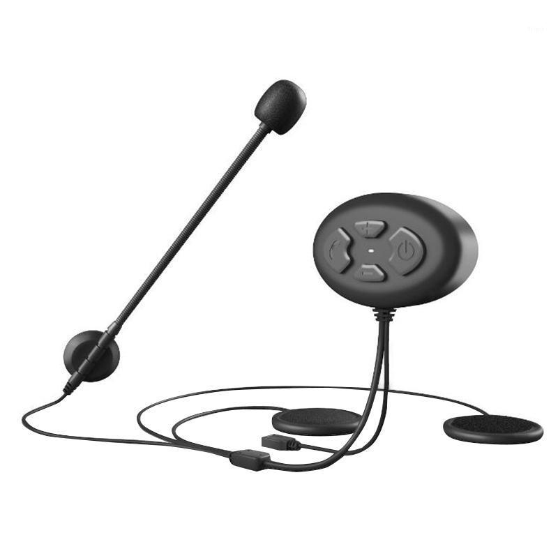 

Bluetooth 5.0 Helmet Headset Motorcycle Wireless Stereo Music Player Earphone Handsfree Telephone Call for Helmet1, Black