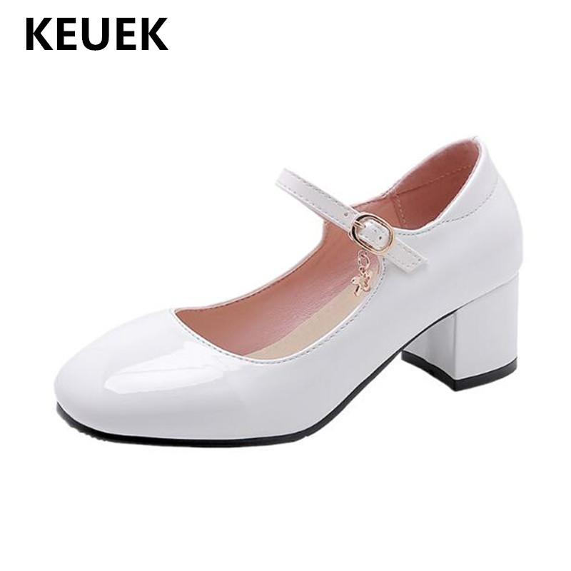 

New Spring/Autumn Leather Shoes Children Princess Girls High-heeled Patent Leather Dress Fashion Shoes Baby Kids 019, Black