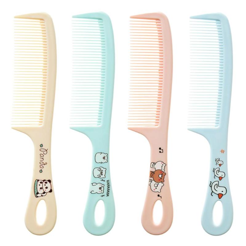 

1pc Hair Comb Anti-static Carbon Hair Brush Professional Pro Salon Styling Tools Hairdressing Barbers Handle Brush